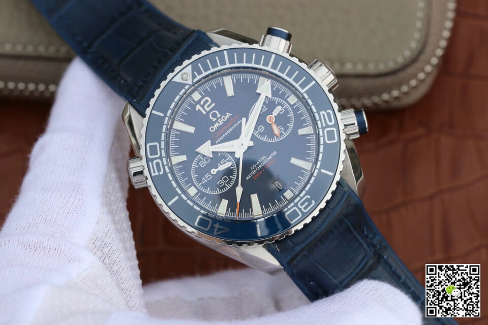 Omega Seamaster Ocean Planet 600M 215.33.46.51.03.001 OM Factory 1:1 Best Edition Replica Watch Blue Strap